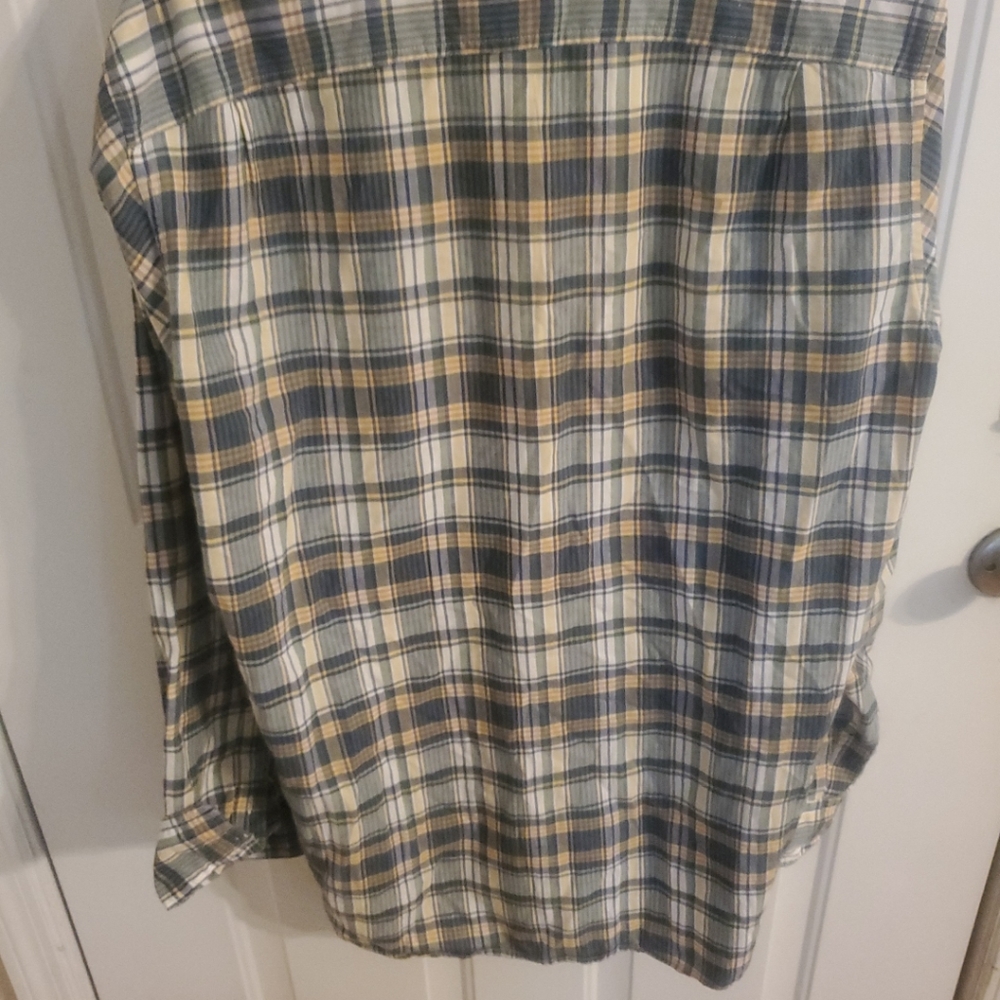 Ll Bean Button Down Shirt Euc - image 5